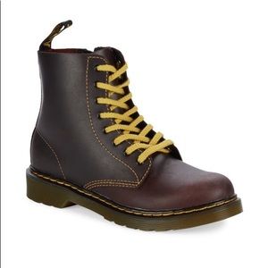 Little Kid's Oxblood Pablo Leather Boots NWT